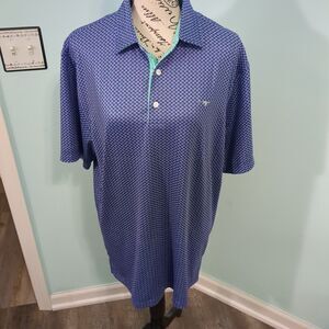 Fins & feathers golf polo medium dry way shirt